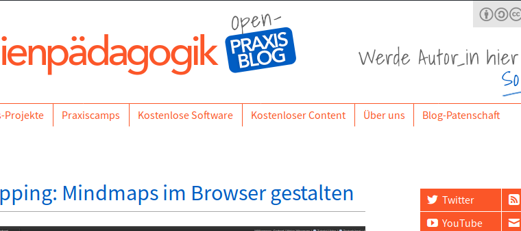 Screenshot Medienpädagogik-Praxis